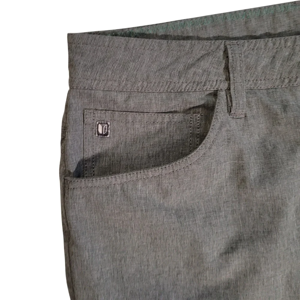Linksoul Boardwalker Golf Pants 35R Grey Tech Stretch Chino Gorpcore Performance